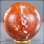 Natuurlijke agaatkogel uit Indonesië – Zeer zeldzame rode, Verzamelen