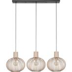 Metalen LED Hanglamp Trion Alia - 3-lichts LED Lamp, Zandkle, Ophalen of Verzenden, Nieuw