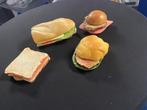Sandwich/Broodjes - Decoratie - Set - Circa 15 cm, Verzenden