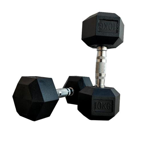 Hexagon Dumbbellset - 22,5 Kg T/m 30 Kg, Sport en Fitness, Fitnessmaterialen, Overige typen, Nieuw, Armen, Verzenden