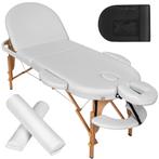 3 zones massagetafel ovaal met 5cm matras, rolkussens en hou, Sport en Fitness, Massageproducten, Nieuw, Verzenden