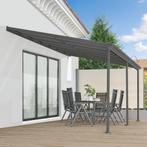 Terrasdak / Overkapping - Borneo - 4 x 3 m - Grijs, Tuin en Terras, Overkappingen, Verzenden, Nieuw
