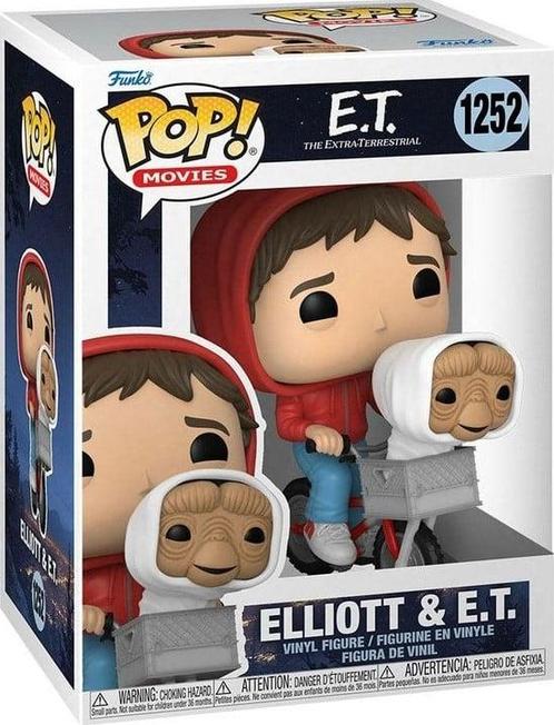 Funko Pop! - Elliott & E.T. #1252 | Funko - Hobby Artikelen, Verzamelen, Poppetjes en Figuurtjes, Nieuw, Verzenden