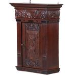 Hollands eikenhouten ndeurs wandkastje Renaissance 1650 en l, Ophalen of Verzenden