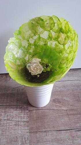 Capiz Camar schelpen Appelgroen 500 gram, Hobby en Vrije tijd, Knutselen, Nieuw, Ophalen of Verzenden