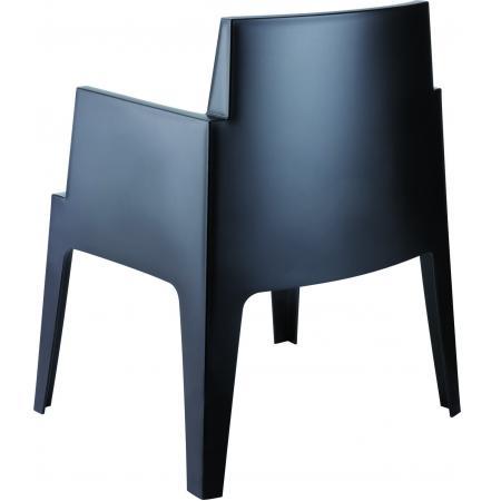 (MDK-105532) Siesta Box terrasstoel zwart, Huis en Inrichting, Stoelen, Zwart, Nieuw, Ophalen of Verzenden