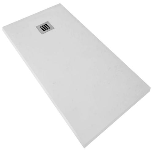Douchebak BWS Renovi 160x90x3 cm Composietsteen Mat Wit, Doe-het-zelf en Verbouw, Sanitair, Douche, Nieuw, Ophalen of Verzenden
