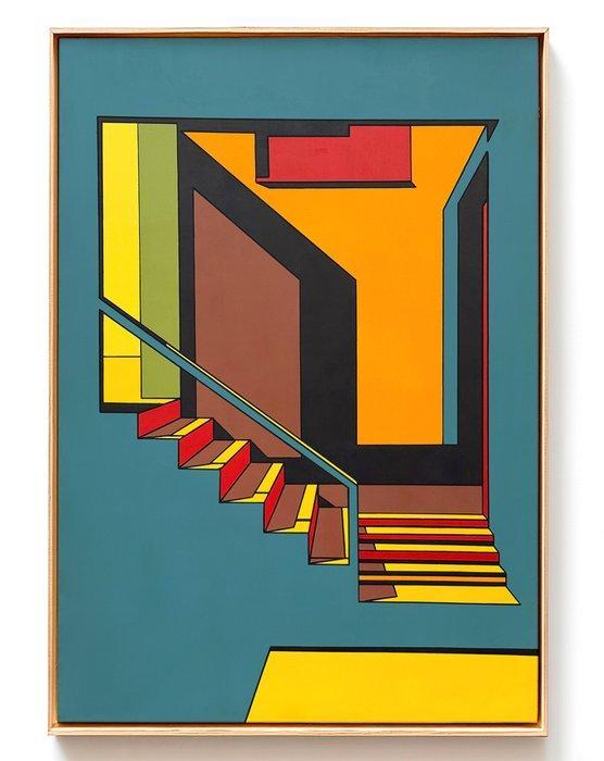 Alejandro Gonzalez - Arquitecturas del Ascenso 14 - XL - (NO, Antiek en Kunst, Kunst | Schilderijen | Modern