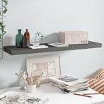 vidaXL Wandschap zwevend 90x23,5x3,8 cm MDF hoogglans grijs, Verzenden, Nieuw