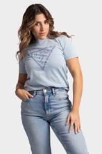 Guess Vintage Logo Stones T-Shirt Dames Lichtblauw, Nieuw, Guess, Verzenden