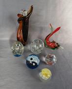 Themacollectie - Set van 7 glazen objecten