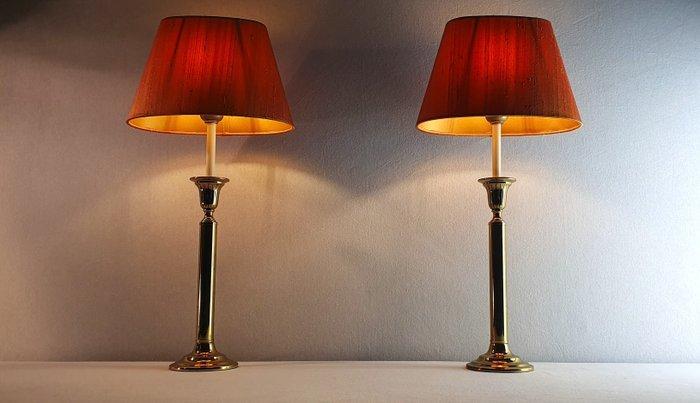 W&B Design Hasselt - Tafellamp - Messing - - Twee vintage, Antiek en Kunst, Curiosa en Brocante
