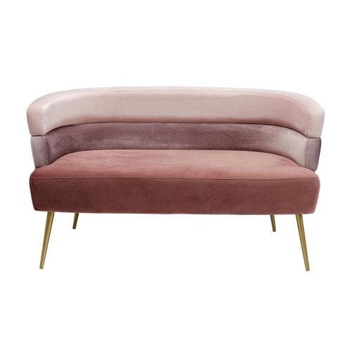 *WOONWINKEL* Kare Design Sandwich Roze Velvet Design Bankje, Huis en Inrichting, Banken | Bankstellen, Nieuw, Verzenden