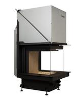 Inbouw Houtkachel Room Divider Crystal 3d 50x50 Premium, Nieuw