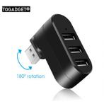 USB Hub 3.0 Adapter Draaibaar, Verzenden, Nieuw
