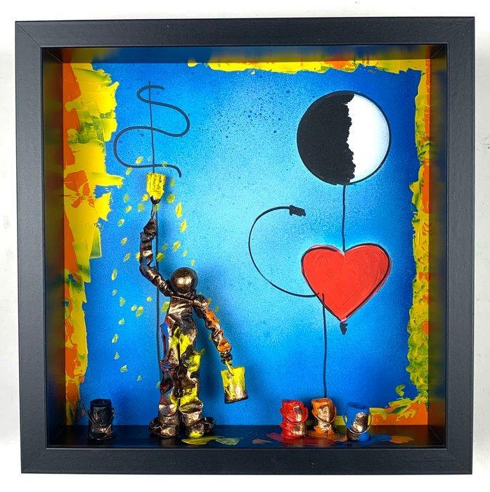 Bernard Saint-Maxent - Blue Miro, Antiek en Kunst, Kunst | Schilderijen | Modern