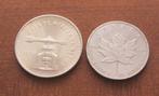 Canada, Mexico. 5 Dollars, Peso 1989, 1979 Plata  (Zonder