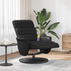 vidaXL Massage Recliner Stoel Zwart 71 x 98 x 106 cm Nep, Verzenden, Nieuw