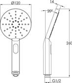 Ben Handdouche van €29.00 voor €25.00, Ophalen of Verzenden, Nieuw, Kraan