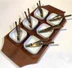 GML Paris e.a. - Serveerschaal - Hout, porselein, metaal -, Antiek en Kunst