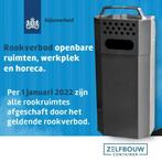 Laagste prijs! Demontabele rokersruimte incl buitenasbak, Nieuw