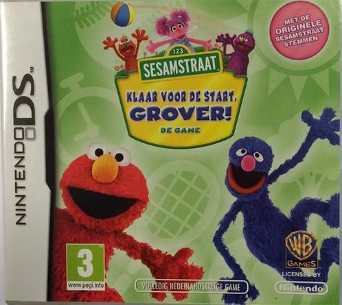 Sesamstraat: Klaar Voor De Start - Grover! (DS) 3DS, Spelcomputers en Games, Games | Nintendo DS, 1 speler, Zo goed als nieuw