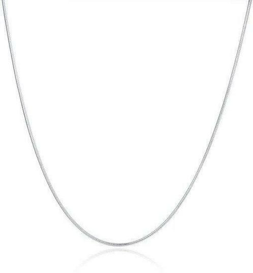 Collier / Ketting zilver slangketting / slangenketting va..., Sieraden, Tassen en Uiterlijk, Kettingen, Verzenden