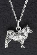 Zilveren Finse Lappenhond groot ketting hanger, Verzenden, Nieuw