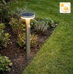 Solar LED staande buitenlamp sensor | Spies | rond | 4,4W, Ophalen of Verzenden, Nieuw, 50 tot 250 watt, Staande lamp