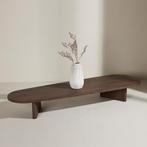 *WOONWINKEL* Lange Organische Salontafel Mocca, Verzenden, Nieuw