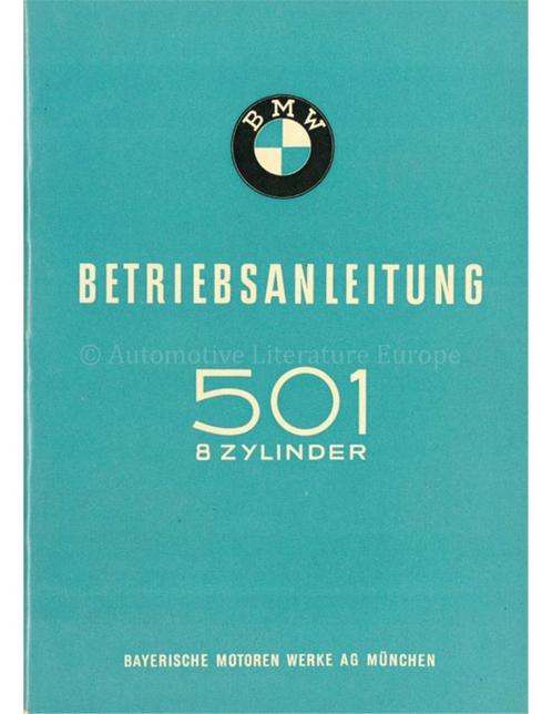 1955 BMW 501 INSTRUCTIEBOEKJE DUITS, Auto diversen, Handleidingen en Instructieboekjes