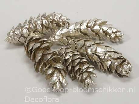 Denneappel STROBUS Platinum 10-15cm. Zak50 Grote denneappel, Hobby en Vrije tijd, Knutselen, Nieuw, Ophalen of Verzenden