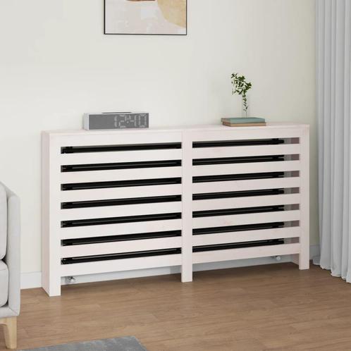 vidaXL Radiatorombouw 153x19x84 cm massief grenenhout wit, Doe-het-zelf en Verbouw, Verwarming en Radiatoren, Nieuw, Verzenden