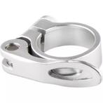 Mirage Zadelpenklem met snelspanner - 34.9mm - Zilver - L..., Fietsen en Brommers, Fietsonderdelen, Ophalen of Verzenden, Nieuw