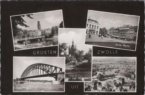 ZWOLLE - Meerluik Groeten uit Zwolle, Verzamelen, Ansichtkaarten | Nederland, Verzenden