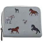 Portemonnee Wilgen Boerderij Meerdere Paarden Rondrits Klein, Sieraden, Tassen en Uiterlijk, Portemonnees, Ophalen of Verzenden