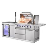 Buitenkeuken | RVS | Barbecue | Koelkast | Kamado | Compleet, Tuin en Terras, Verzenden, Nieuw, Goriller, Gas