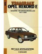 1977 - 1982 OPEL REKORD E BENZINE | DIESEL, VRAAGBAAK, Auto diversen