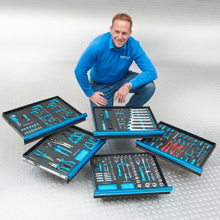 Datona Gereedschapsset Ultimate Plus 170-delig - voor 5, Doe-het-zelf en Verbouw, Gereedschapskisten, Nieuw, Ophalen of Verzenden