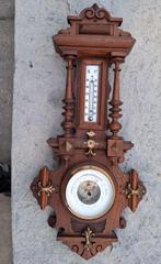 Barometer van massief mahonie - Hout, Glas, Brons - Zeldzaam