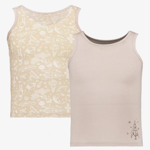 Unsigned 2-pack jongens hemden ruimteschip maat 122/128, Kleding | Dames, Ondergoed en Lingerie, Verzenden