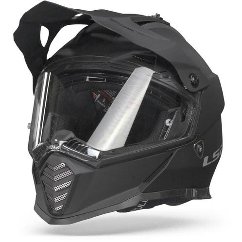 LS2 MX436 Pioneer Evo Mat Zwart Adventure Helm, Motoren, Kleding | Motorhelmen, Offroadhelm, Heren, XL, Nieuw met kaartje, Overige merken