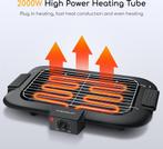 Grillplaat - Teppanyaki Bakplaat - Tafelgrill - 2000W - Zwar, Verzenden, Zo goed als nieuw