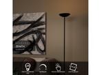 Lucide ZENITH - Vloerlamp - LED Dimbaar 1x20W 3000K - Zwart, Huis en Inrichting, Verzenden, Zo goed als nieuw