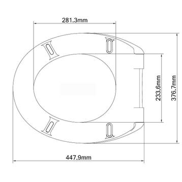 Toiletzitting universeel RVS met softclose & quickrelease beschikbaar voor biedingen