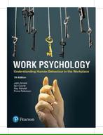 Work Psychology 9781292269436, Boeken, Zo goed als nieuw