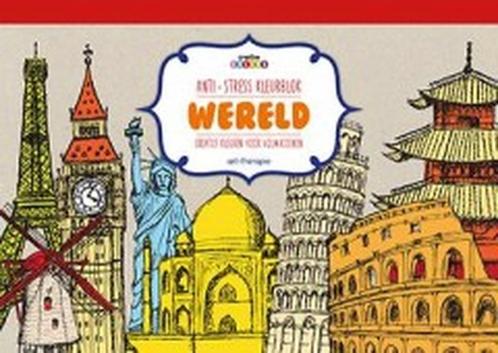 Antistress kleurblok voor volwassenen Wereld 9789461884435, Boeken, Hobby en Vrije tijd, Gelezen, Verzenden