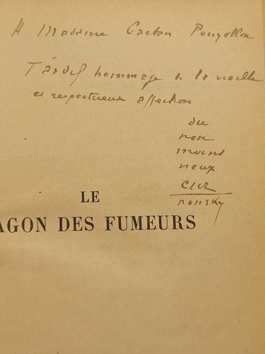 [ENVOI] CURNONSKY / BIENSTOCK - Le Wagon des fumeurs - 1925, Antiek en Kunst, Antiek | Boeken en Bijbels