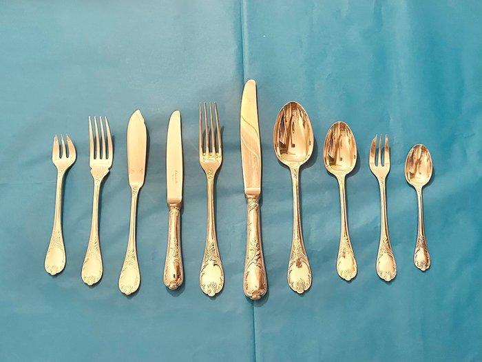 Christofle - Bestekset (60) - Marly - Verzilverd - Bestekset, Antiek en Kunst, Antiek | Meubels | Tafels