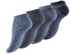 Dames sneaker sokken blauw in 4 pack, Kleding | Dames, Nieuw, Verzenden